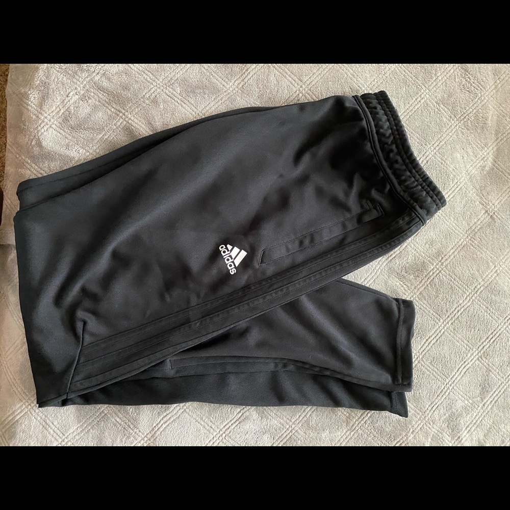 all black adidas pants